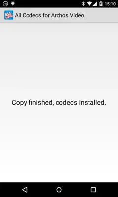 All codecs for Archos Video android App screenshot 0