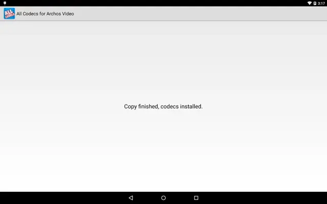 All codecs for Archos Video android App screenshot 2
